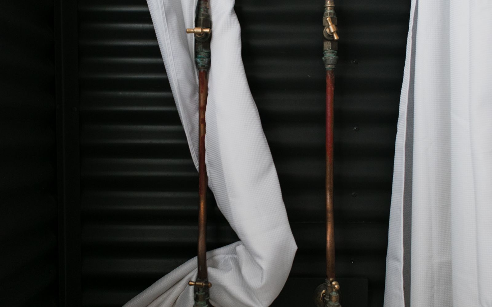 Copper pipe work during a residential repiping project